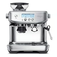 Sage Appliances Barista Pro Espressomaschine und Kaffeemaschine mit Milchaufschäumer, Siebträgermaschine, SES878, Gebürsteter Edelstahl