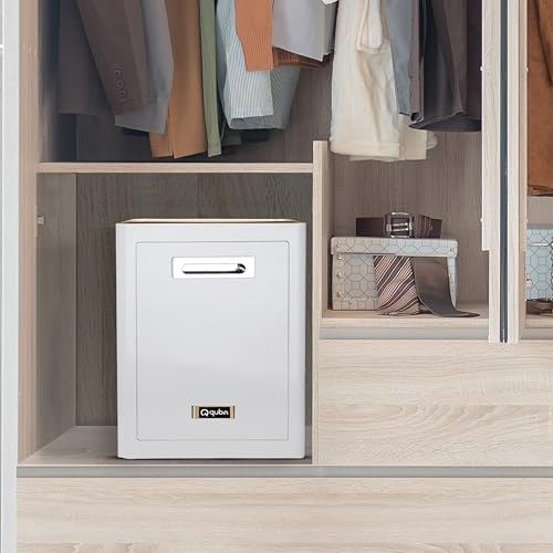 Image of Quba Cleo Heavy-Duty Digital Safe | 25kg | 3 Shooting Bolt | 3 Way Access |100 Fingerprints | Password | Mechanical Keys | Dual Authorization, Wrong Password Alert