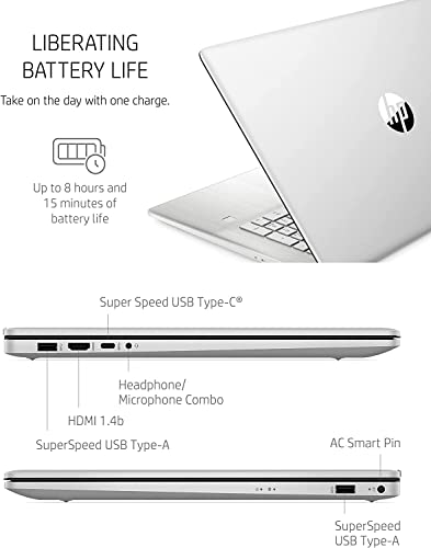 Image of HP [Windows 11 Pro] 2023 Pavilion Business Laptop, Intel Core i5-1155G7, 17.3 inch FHD IPS Display, 16GB RAM, 1TB SSD, Intel Iris Xe Graphics, Backlit Keyboard, WiFi, Type-C, Long Battery Life, Durlyfish
