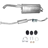 Neuware Auspuff Endschalldämpfer Mittelschalldämpfer + Montageware Neuware (passend für das angegebene Fahrzeug ,siehe Artikelbeschreibung)