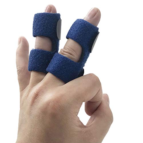 GenetGo Trigger Finger Splint, Mallet Finger Brace for Index, Middle, Ring Finger - Tendon Release & Pain Relief