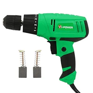 Suzec VI Power 350 W, 220V 50Hz 10 mm Screw Driver Drill, (Green, VP 1003C)