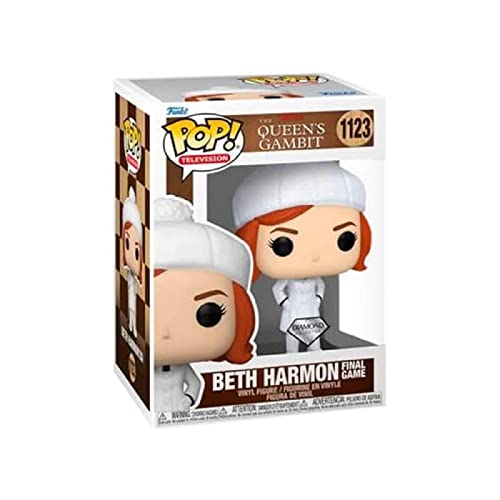 Funko POP! TV: Queens : Finale Gambit, Beth, (finale), Diamond Glitter, Queen's Gambit, Collectable Vinyl Figure, Gift Idea
