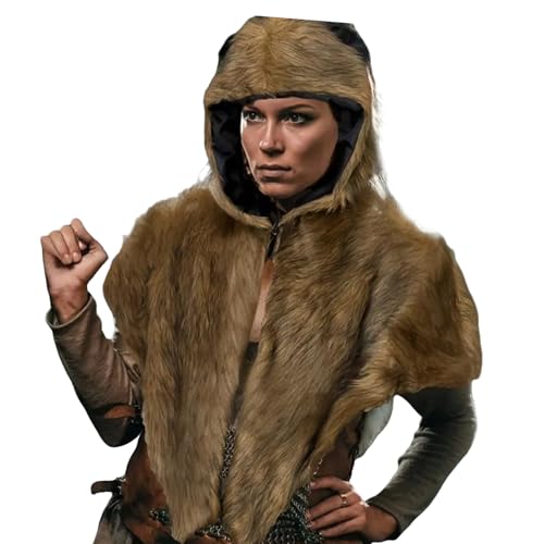 Écharpe légère et chaude style cape à capuche en polyester