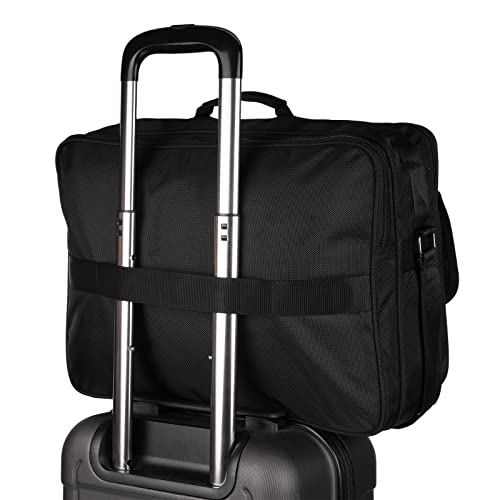 Christian Wippermann XL XXL Umhängetasche Flugbegleiter Tasche Messenger Arbeitstasche 2 Frontfächer