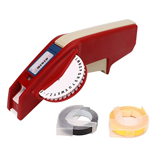 El Mejor Listado de Lavasecadoras IMIKEYA que puedes comprar esta semana. 42 GLOGLOW Fabricante de Etiquetas en Relieve Manual, Operación Manual, Grabador Duradero para Hacer Etiquetas para la Organización de Edición de Oficina Y Hogar(Negro)