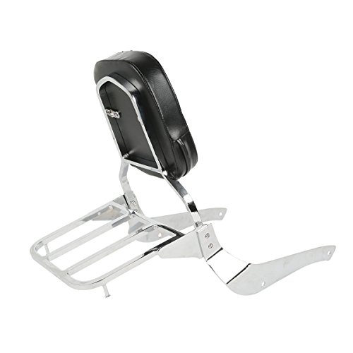 Xfmt Motorcycle Rear Sissy Bar Backrest Luggage Rack For Suzuki Intruder/Volusia Vl800 2001-2011 Boulevard C50 2005-2011 #TOP2