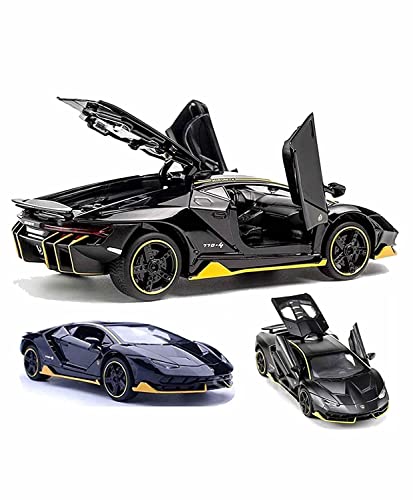 Image of Alokik Enterprise Diecast Car Compatible for Lamborghini Sian 1:24 Scale Model Car Alloy Pull Back Door Opening Vehicles & Lights with Sound Toy Car【Color as Per Stock】