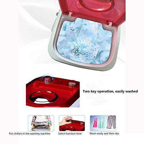 Mini lavadora doméstica pequeña semiautomática compacta y duradera 7