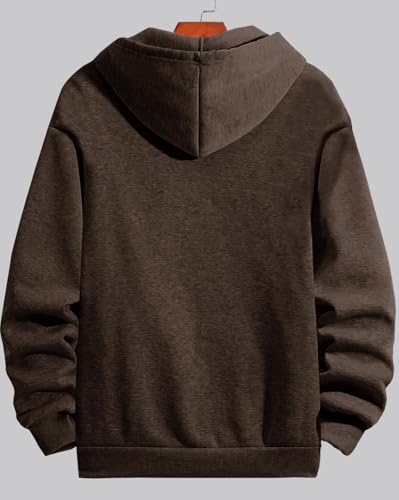 Image of Noble Monk Men's Baggy Fit Sweatshirt | Drop Shoulder Oversized Sweatshirt | Long Sleeve Zip with Collared Sweatshirts for Men's