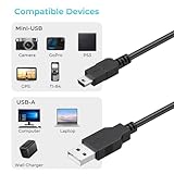 Controller Charger Cable for PS3, USB A to USB B,Magnetic Mini USB Cable for Sony Playstation 3/ PS3 Slim/PS Move Controllers,Dash cam cable,MP3 Player,Digital Cameras (1.8m) - Image 5