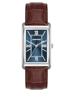 Armitron Men's Croco/Grain Leather Strap Watch 20/5615