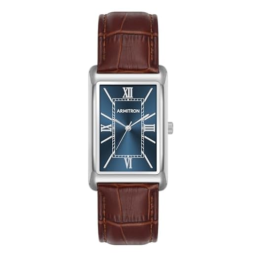 Armitron Men's Croco/Grain Leather Strap Watch, 20/5615