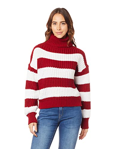 Pull Tricot Listras, Reserva, Feminino, Vermelho E Branco, M