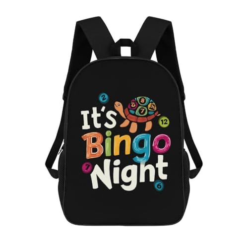 Sac à dos 17 pouces Bingo Night réglable pour optimiser vos voyages mixtes