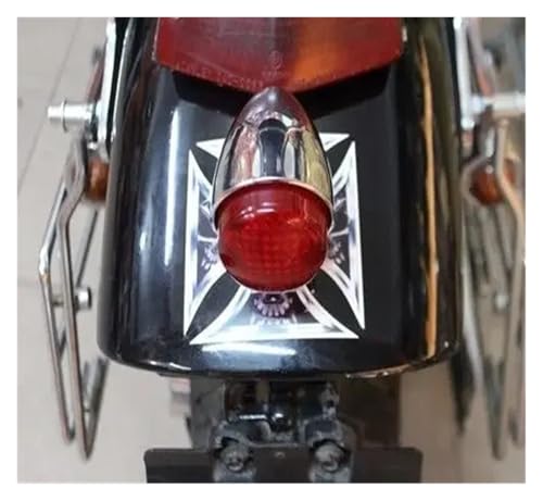 Luz trasera LED cromada soluciona falta visibilidad moto CB 4