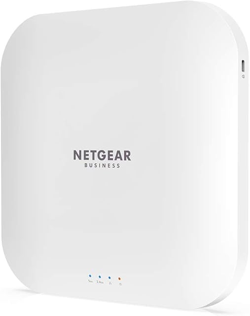 NETGEAR Wireless Access Point (WAX218) - WiFi 6 Dual-Band | AX3600 PoE Only Speed | 1 x 2.5G Ethernet PoE+ Port | Up to 256 Devices | 802.11ax | WPA3 Security | 2000 sq. ft.