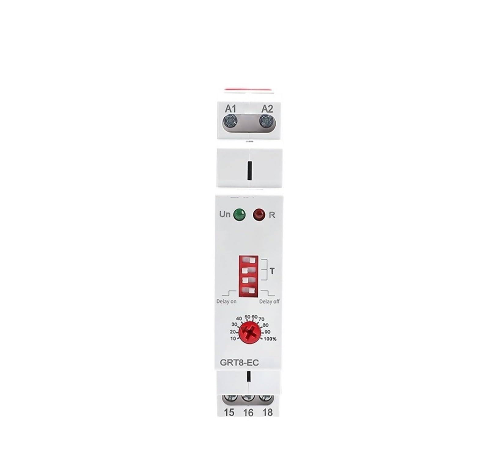 Relais de temps 12V miniature GRT8-EC haute précision réglable - 6