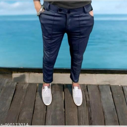 Image of Men's Lightweight Solid Trouser with Soft Fabric