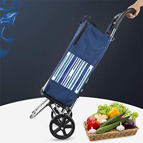 Wiederverwendbare Einkaufstasche/Einkaufswagen, Falten Kompakt Abnehmbare Tasche Tragbar Stark Einkaufstrolley (Farbe… – Bild 4