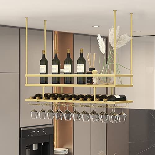 Estante para botellas de vino de hierro y madera 80 cm