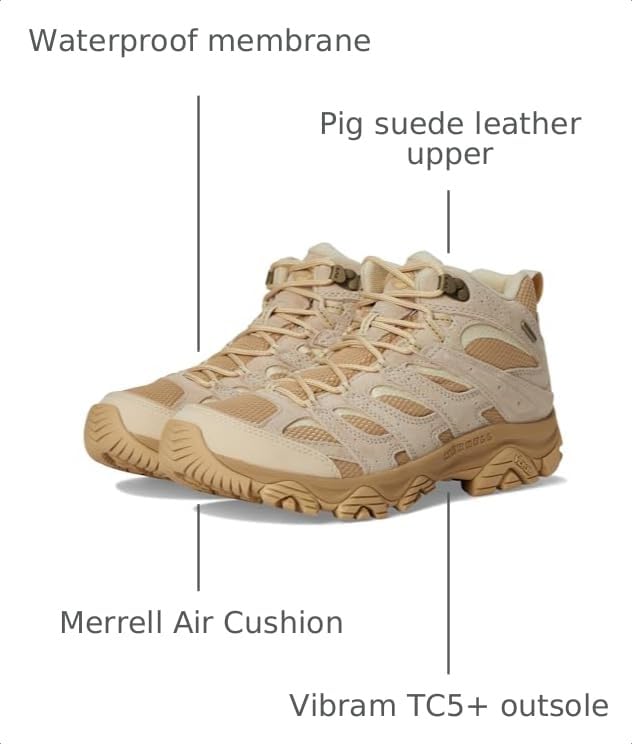 Image of Merrell Men's Moab 3 Mid Waterproof Hiking Boots
