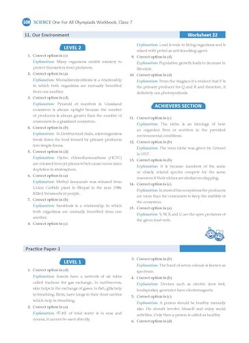 Oswaal Books One For All Olympiad Workbook Class 7 (Set of 3 Books) Maths Science & English For 2024