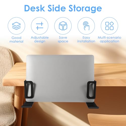 Soporte lateral vertical ajustable para laptop 2 piezas miniatura 3