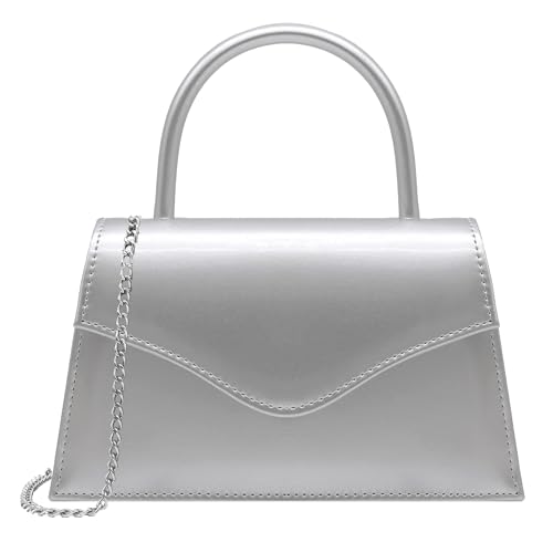 Image of Women's Evening Bag Bridal Party Clutch Purses Cocktail Prom Handbags with Patent Leather