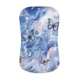 Zanxiantu Blue Marbled Butterfly Snuggle Me Organic Lounger Cover Baby Lounger Pillow Cover for Newborn Baby Sleeping Loungers Nest Breathable Changing Table Cover