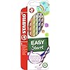 Ergonomisch kleurpotlood voor rechtshandigen – STABILO EASYcolors – 6 stuks – met 6 verschillende kleuren