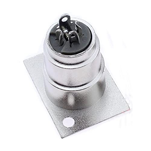 Bnafes Xlr 3-Pin Female Jack Socket Audio Speaker Panel Mount Connector Adapter For Microphone 6-Pack #TOP1
