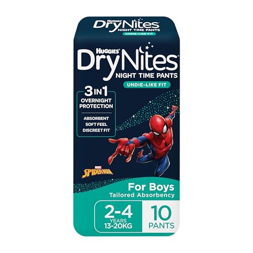 Huggies DryNites Night Time Pants for Boys, 2-4 Years/13-20 kg
