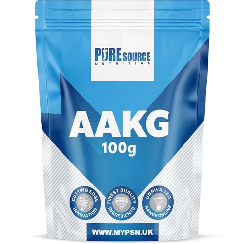 AAKG Arginine Alpha Ketoglutarate (AAKG) Powder Pump Energy Nitric Oxide Cell Volumiser Powder for Non-Stimulant Muscle Pump Supplement (100g)