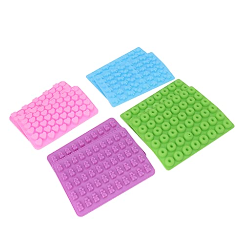 10 Pçs Mini Ursinho Molde de Silicone para Doces Conta-gotas Molde de Chocolate Molde de Doces de Si