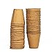 Large Peat Pots | Plant Starters | Vegetable & Tomato Seed Starter Kit - Organic Biodegradable Pots 100% Eco-Friendly Enhance Aeration | BONUS 10 Plastic Plant Markers - Bulk 30 Pack Set, 4"