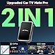 LAMTTO Car TV Mate, Kabelloser Carplay Adapter für kabelgebundenes OEM Carplay & Fi-re TV Stick/Spielekonsole HDMI-Multimedia Plug+Play Carplay Automodelle, iOS 10+ Typ-C/USB,Nicht für Android-Geräte