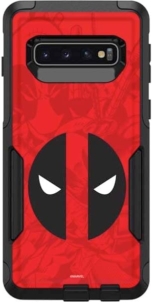 Skinit Decal Phone Skin Compatible with OtterBox Commuter Galaxy S10 - Officially Licensed Marvel Deadpool Wade Wilson Design