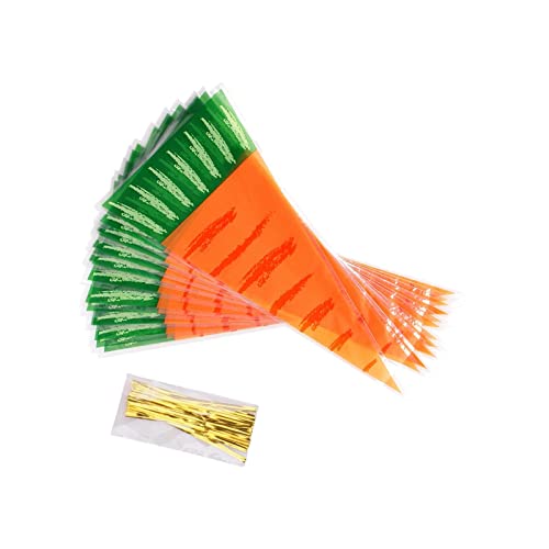 Colcolo de doces de cenoura de páscoa, saco de presente de coelhinho, artigos de festa, saco de emba