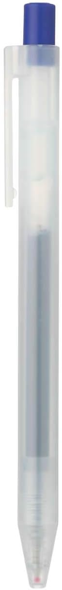 0.5mm Blue Smooth Gel Ink Retractable Ballpoint Pen (10 Pieces)