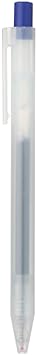 MUJI - 0.5mm Blue Smooth Gel Ink Retractable Ballpoint Pen 10 Pieces