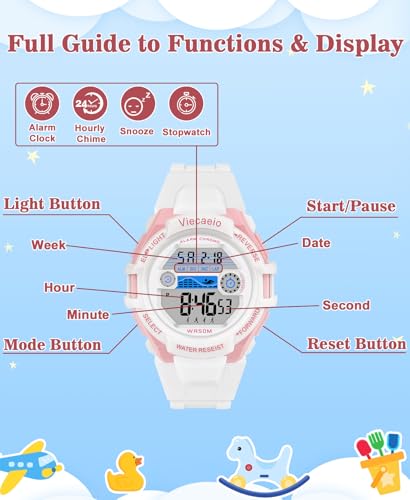 Image of Kids Digital Watch for Boys Girls, Waterproof LED Colorful Lights Sports Watch Suitable for 5-17 Years Old Teenagers (with Gift Box)
