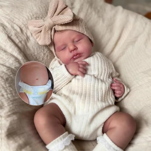 Zero pam Reborn Baby Dolls Girls-50CM Reborn Dolls Full Body Realistic Baby Doll 3D Skin Posable Newborn Babies Lifelike Babys Doll For Girls