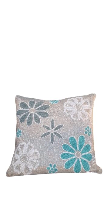 CASA Bonita Handcrafted Beads Pattern Highlighter Cushion Cover (Pattern 1)
