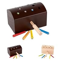 Amazon | Gtzbciv知育玩具 木製 積み木 磁石 ひっつきむし引っ付き虫 