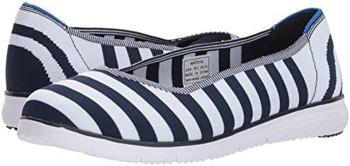 Propet Women's TravelFit Flex Shoe, Navy/White, 9.5 Narrow US | Image 6