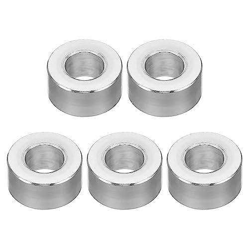 PATIKIL M6アルミスペーサー 5個 メタルスペーサーアルミ ラウンド 6.2mm ID x 12mm OD x 6mm L 厚さ アルミスペーサー 1/4"ID ネジスタンドオフ 1/4"やM6ネジボルト