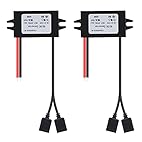 AITRIP 2 PCS Double USB Car Converter Module 12V to 5V 3A 15W Power Adapter DC to DC Reduced Voltage Regulator Car Power Converter Output Power Adapte