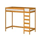 WNM Group Litera con escalera LUKI – Cama infantil con protección anticaídas y somier – Protección contra caídas...