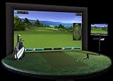 golf simulator kaufen Fullsize Golfsimulator mit Leinwand und Projektor